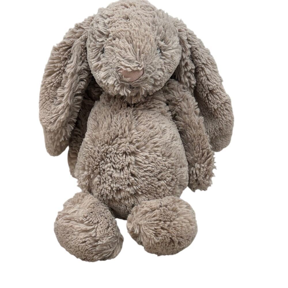Jellycat bashful bunny in beige, VERY lightly‎ used, 14 inch Plush Bunny Toy